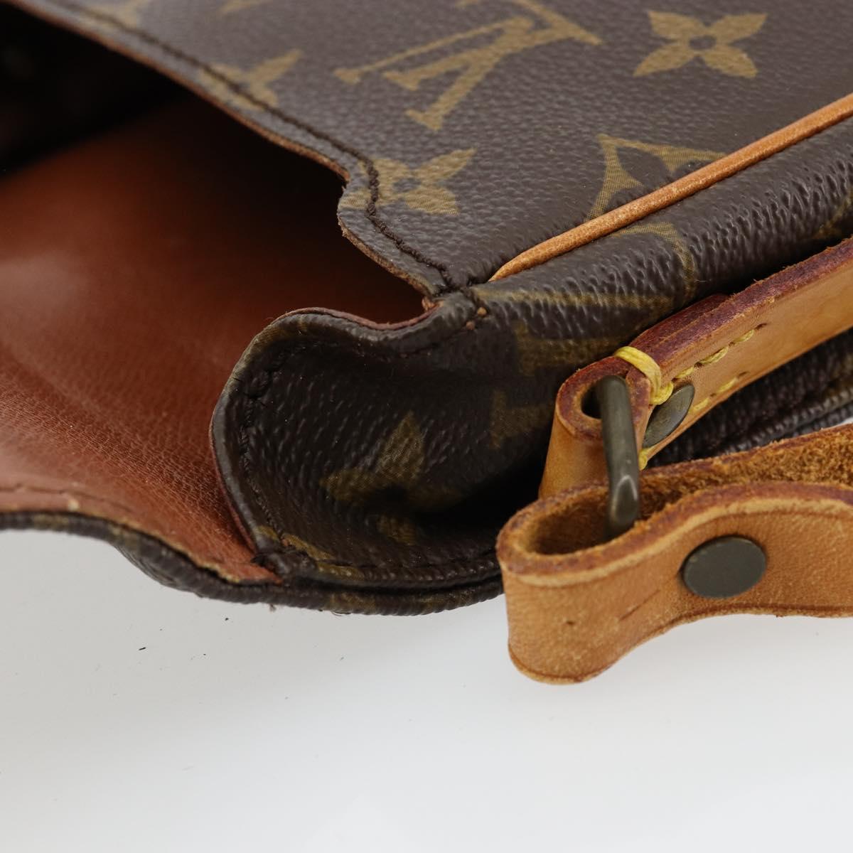 LOUIS VUITTON Monogram Cartouchiere PM Shoulder Bag M51254 LV Auth ka4092