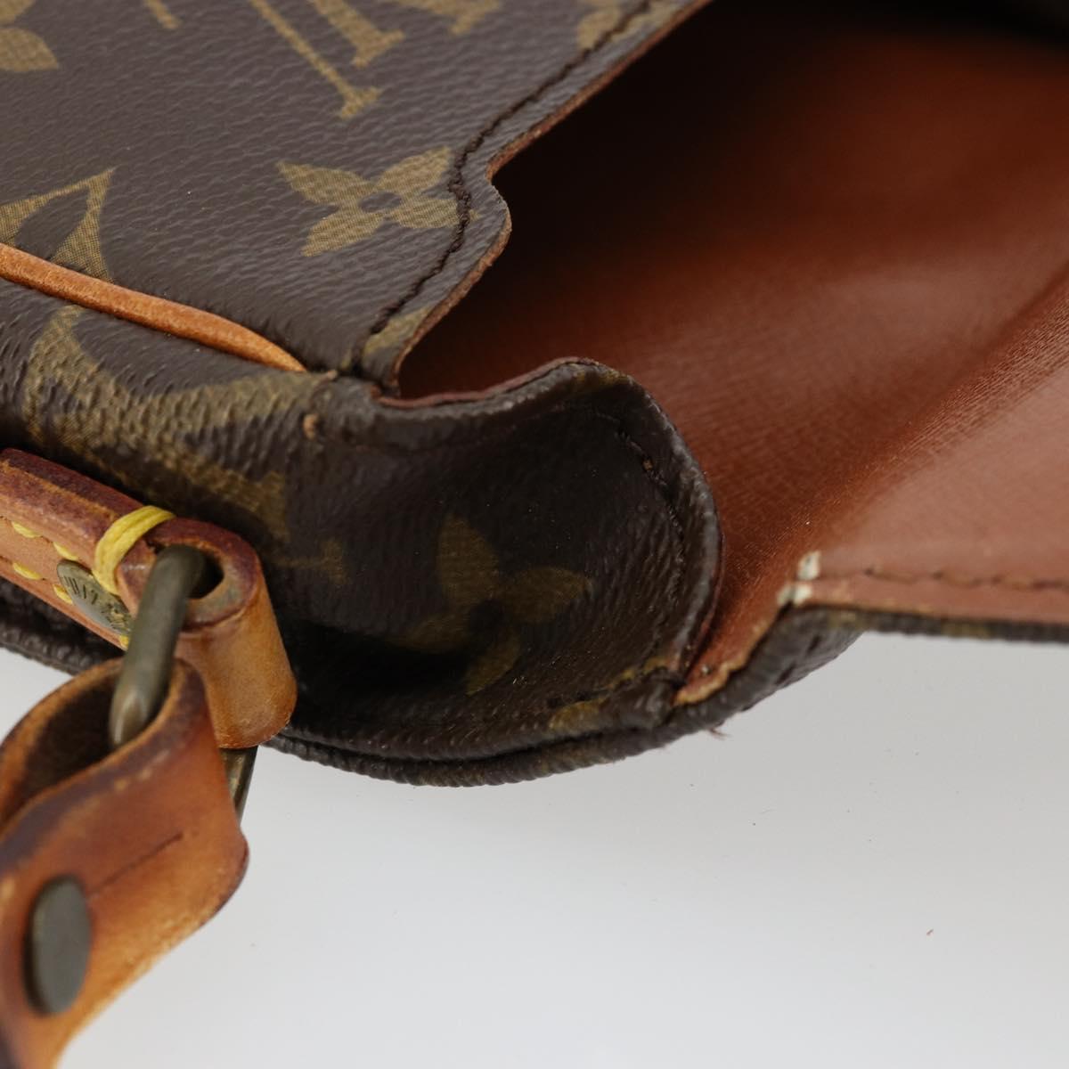 LOUIS VUITTON Monogram Cartouchiere PM Shoulder Bag M51254 LV Auth ka4092