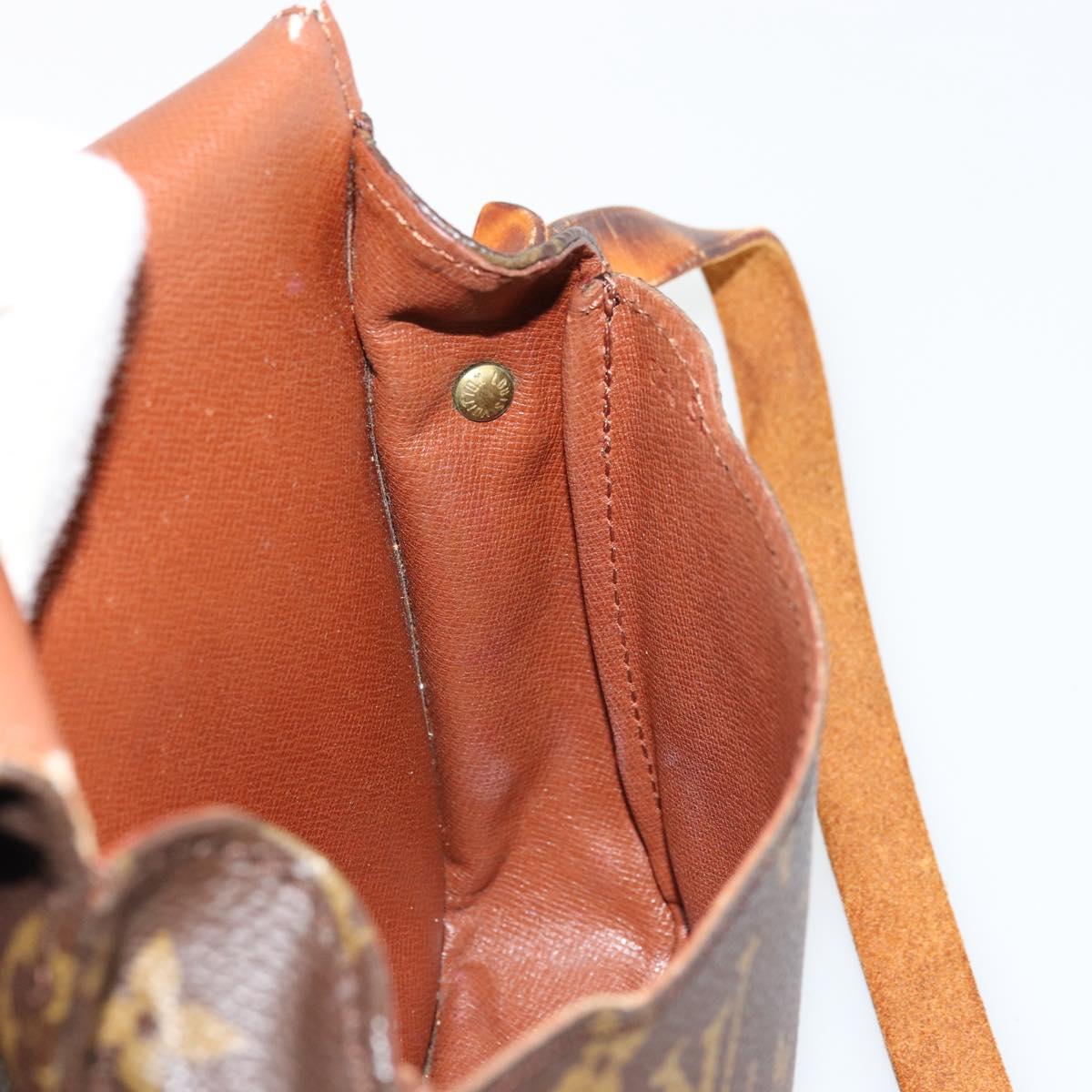 LOUIS VUITTON Monogram Cartouchiere PM Shoulder Bag M51254 LV Auth ka4092