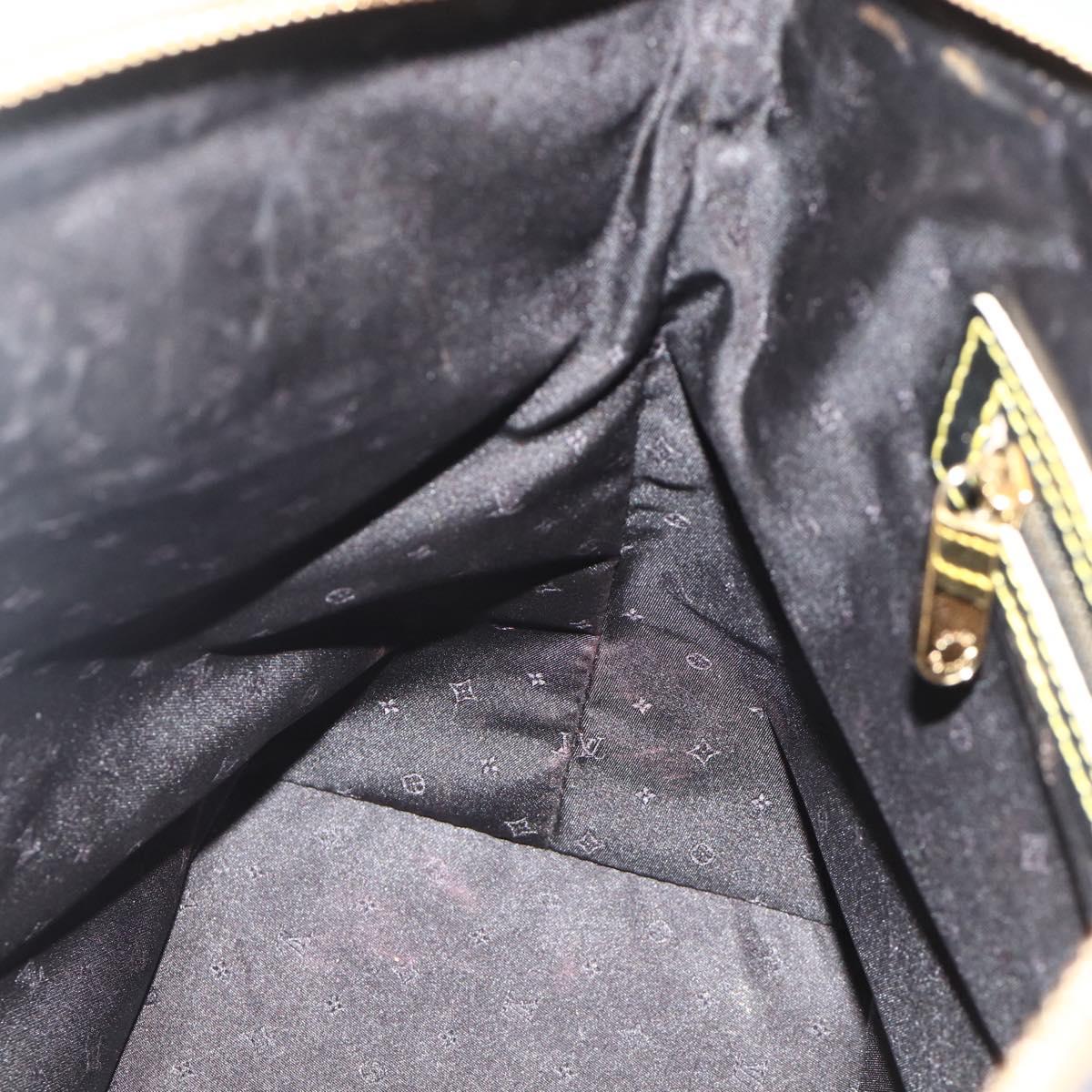 LOUIS VUITTON Suhari Lockit PM Hand Bag Leather Black M91888 LV Auth ka4094A