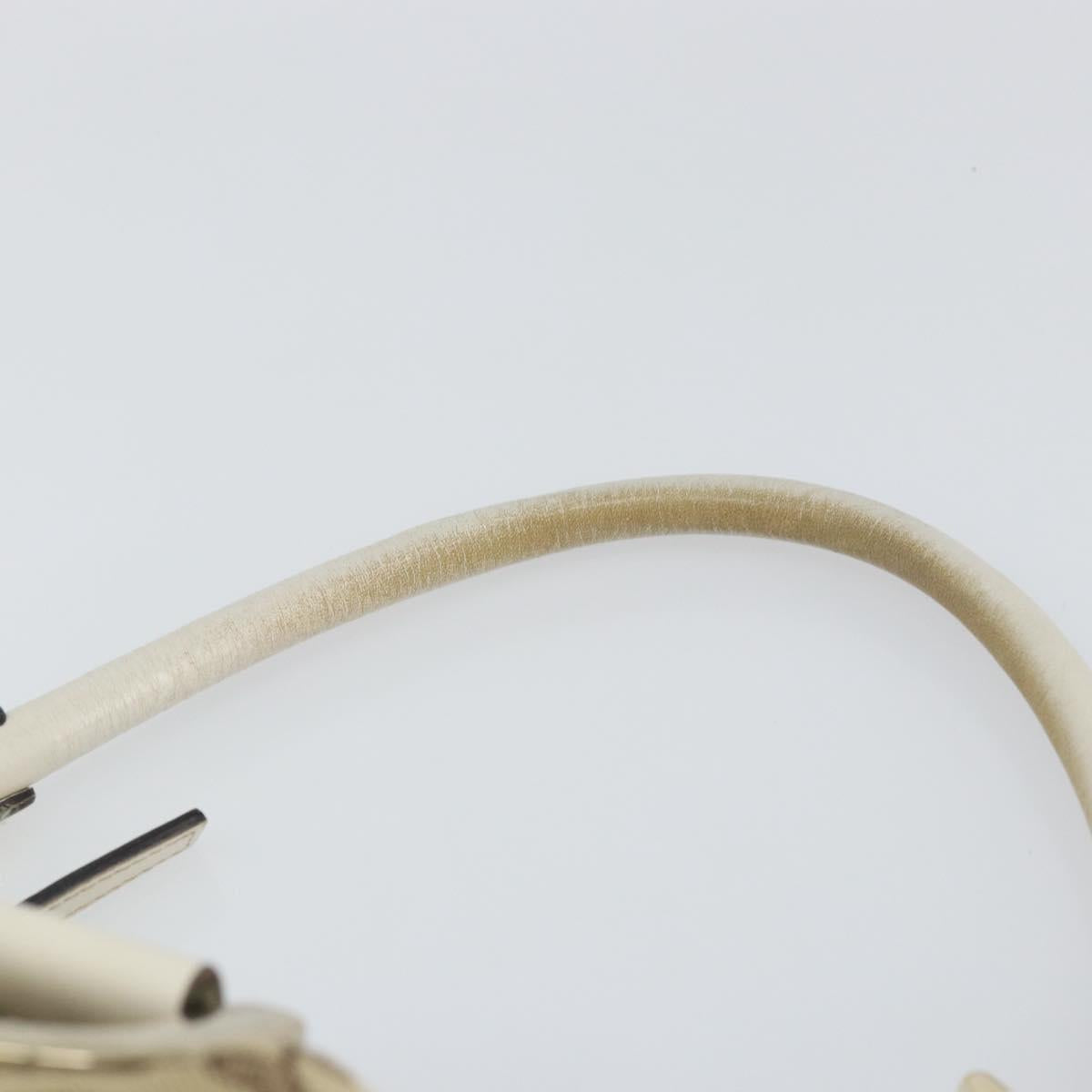 GUCCI GG Canvas Abbey Hand Bag Beige Gold 190525 Auth ka410