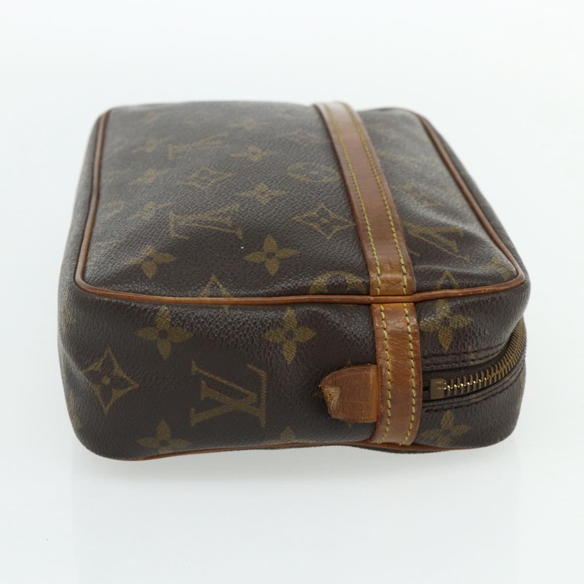 LOUIS VUITTON Monogram Compiegne 23 Clutch Bag M51847 LV Auth ka4101