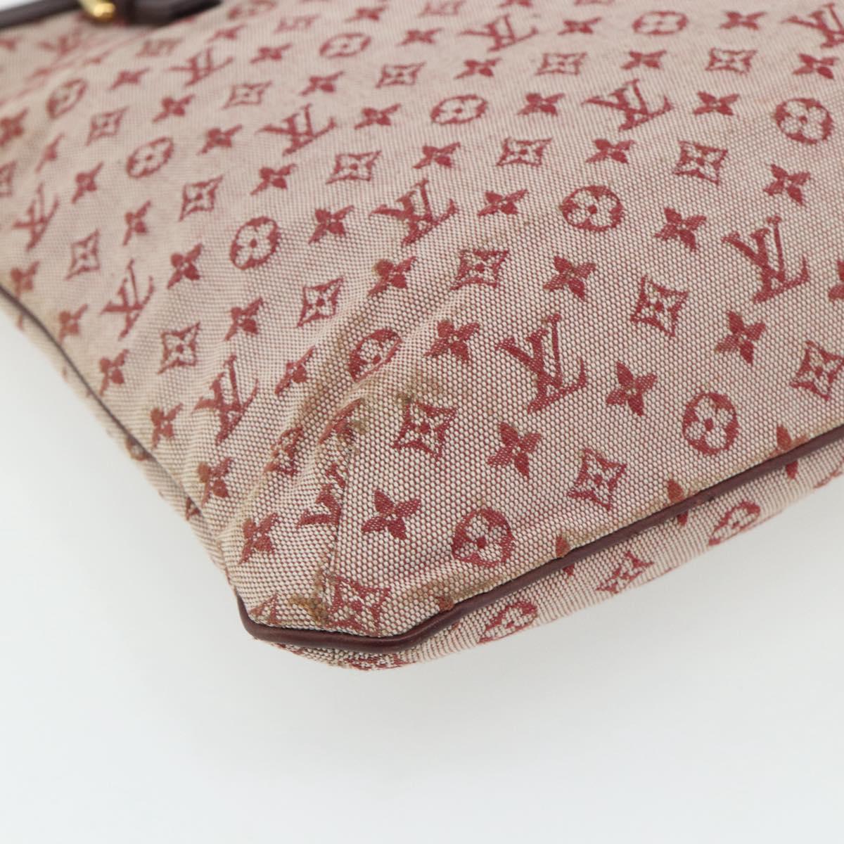 LOUIS VUITTON Monogram Mini Françoise Bag 2way Red Cherry M92210 LV Auth ka4102