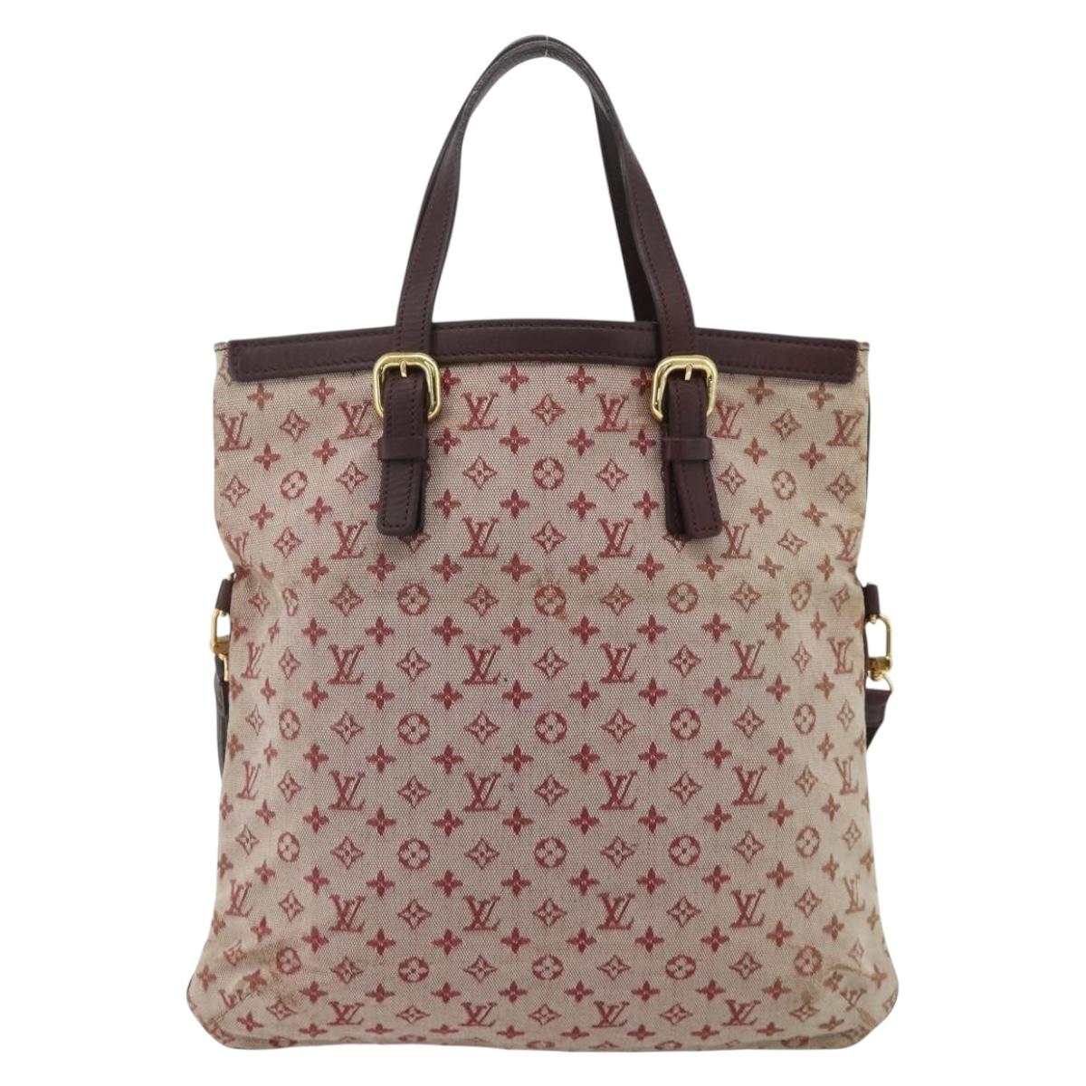 LOUIS VUITTON Monogram Mini Françoise Bag 2way Red Cherry M92210 LV Auth ka4102