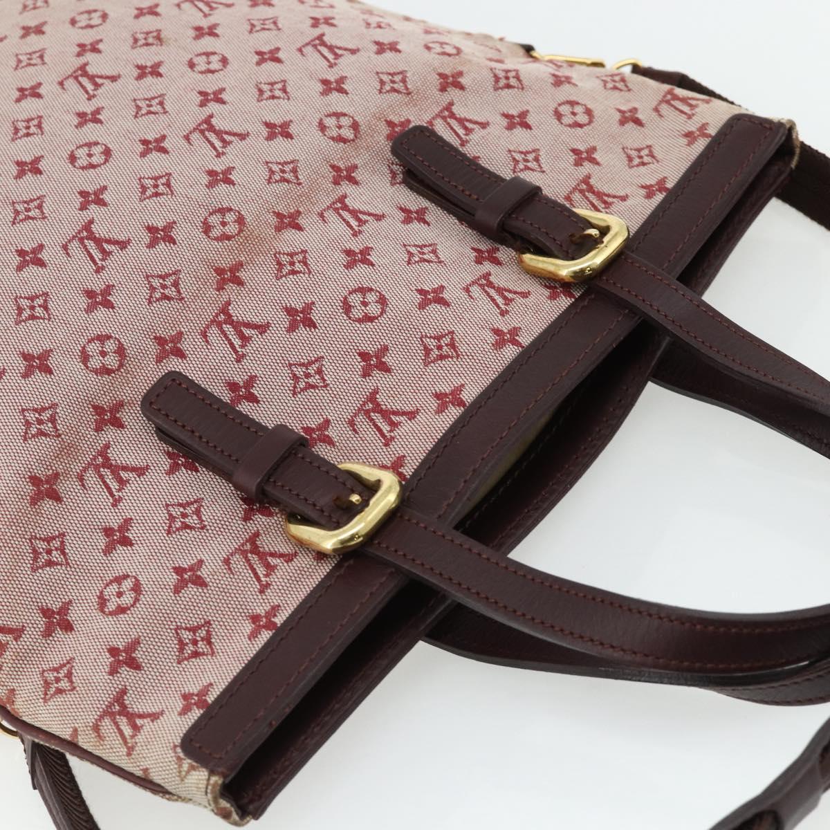 LOUIS VUITTON Monogram Mini Françoise Bag 2way Red Cherry M92210 LV Auth ka4102