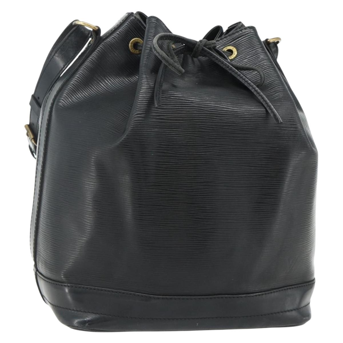 LOUIS VUITTON Epi Noe Shoulder Bag Black M44002 LV Auth ka4110