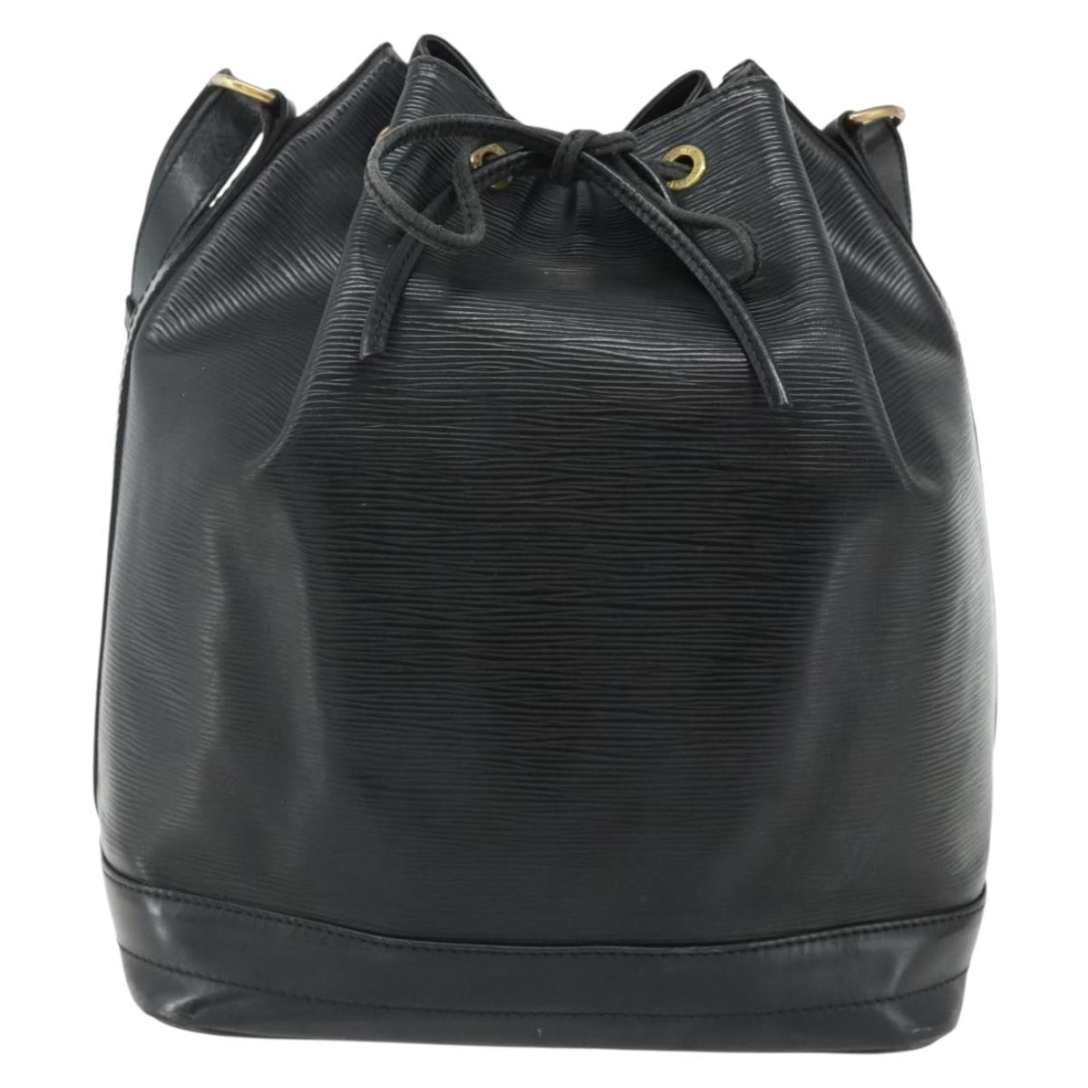 LOUIS VUITTON Epi Noe Shoulder Bag Black M44002 LV Auth ka4110