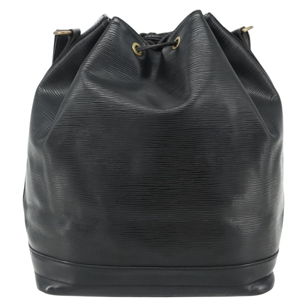 LOUIS VUITTON Epi Noe Shoulder Bag Black M44002 LV Auth ka4110