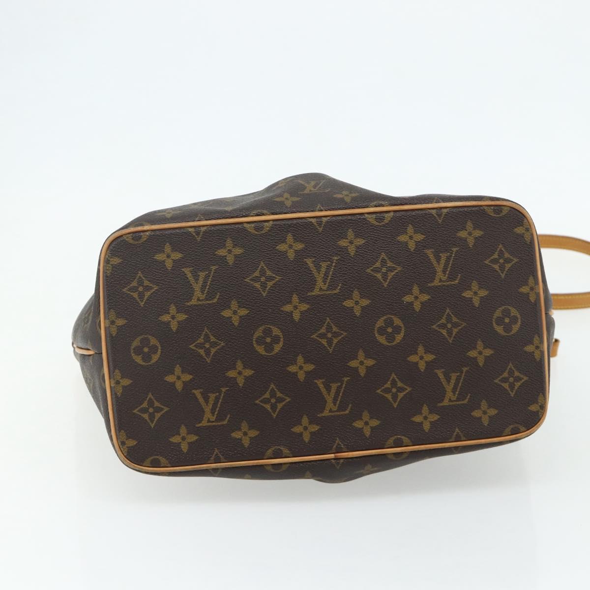 LOUIS VUITTON Monogram Palermo PM Tote Bag M40145 LV Auth ka4111A