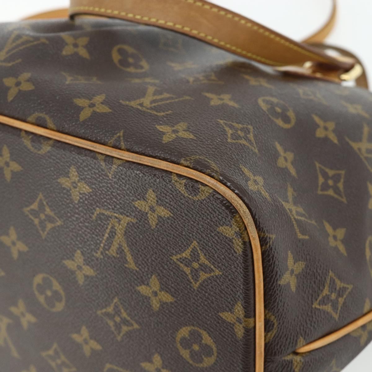 LOUIS VUITTON Monogram Palermo PM Tote Bag M40145 LV Auth ka4111A