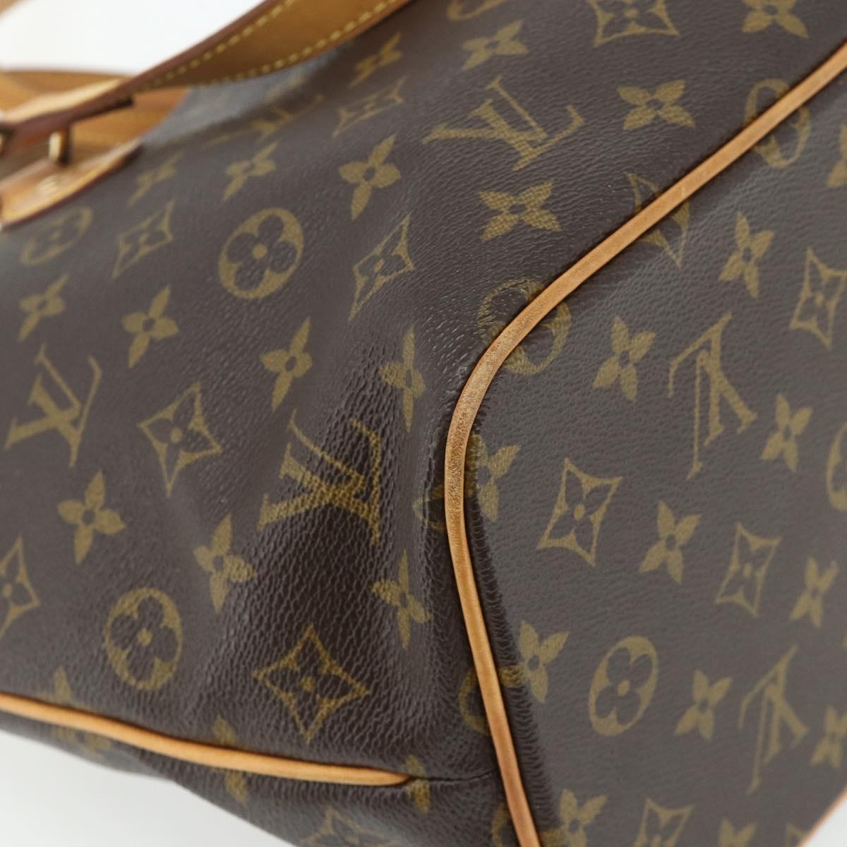 LOUIS VUITTON Monogram Palermo PM Tote Bag M40145 LV Auth ka4111A