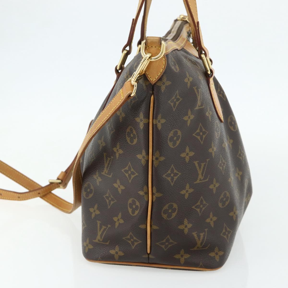 LOUIS VUITTON Monogram Palermo PM Tote Bag M40145 LV Auth ka4111A