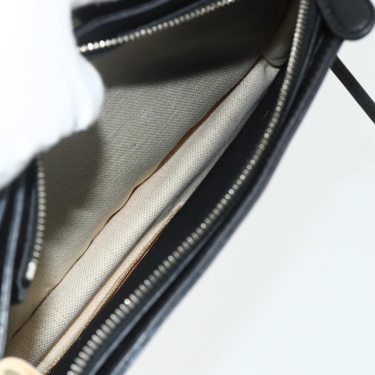 BALENCIAGA Shoulder Bag Canvas Black White 339937 Auth ka4118