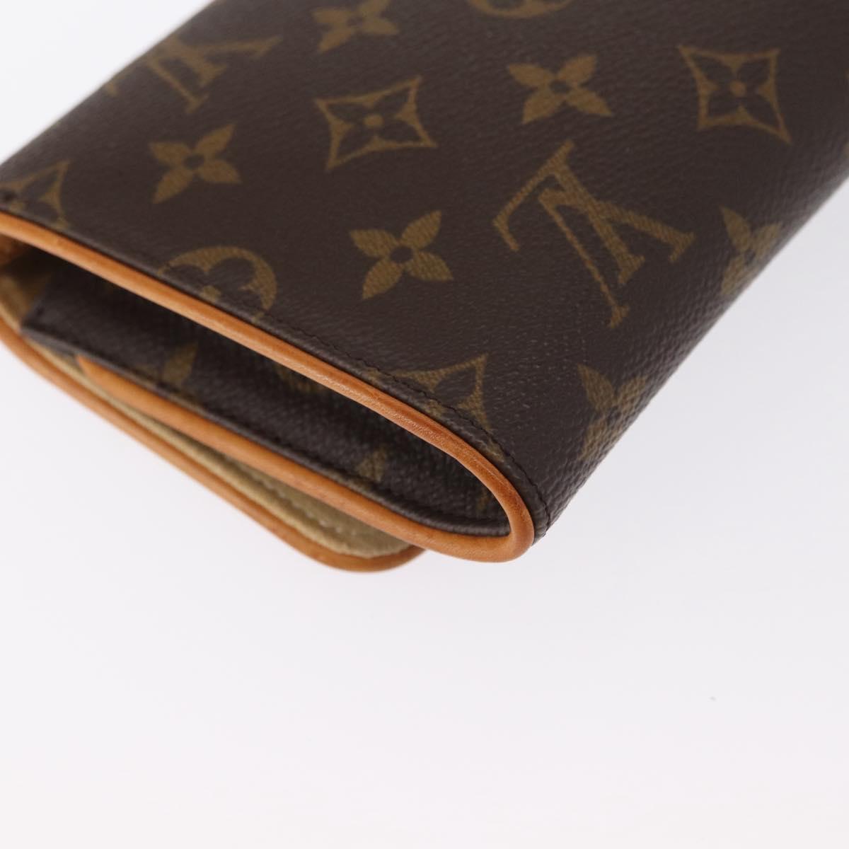 LOUIS VUITTON Monogram Pochette Twin GM Shoulder Bag M51852 LV Auth ka412