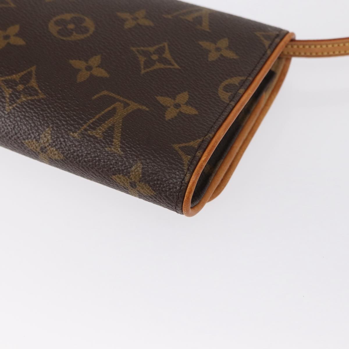 LOUIS VUITTON Monogram Pochette Twin GM Shoulder Bag M51852 LV Auth ka412