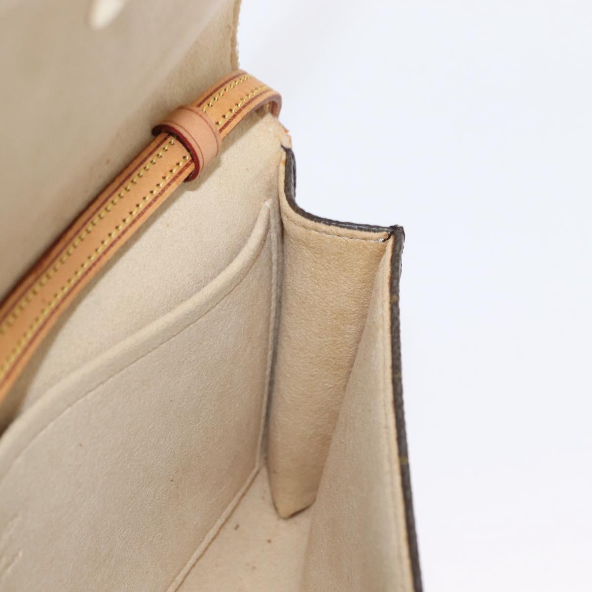 LOUIS VUITTON Monogram Pochette Twin GM Shoulder Bag M51852 LV Auth ka412