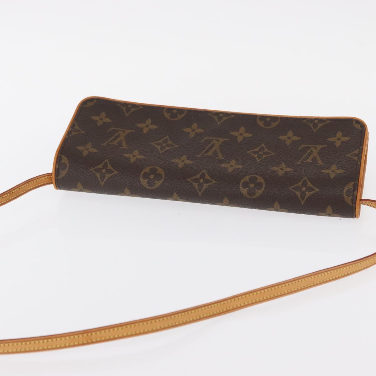 LOUIS VUITTON Monogram Pochette Twin GM Shoulder Bag M51852 LV Auth ka412
