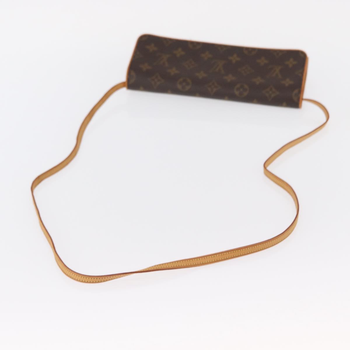 LOUIS VUITTON Monogram Pochette Twin GM Shoulder Bag M51852 LV Auth ka412