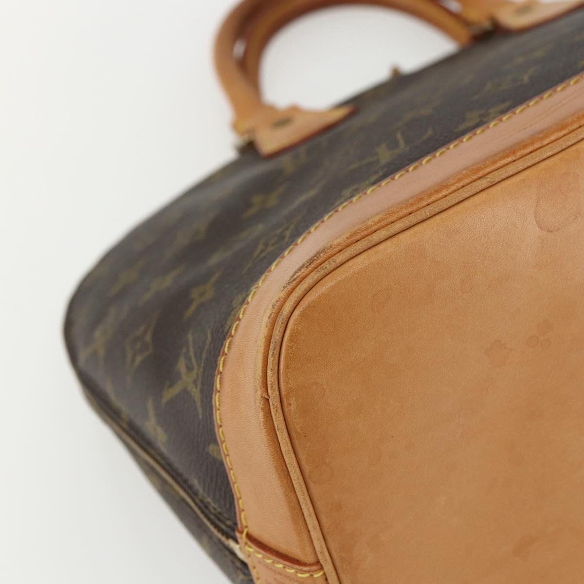 LOUIS VUITTON Monogram Alma Hand Bag M51130 LV Auth ka413