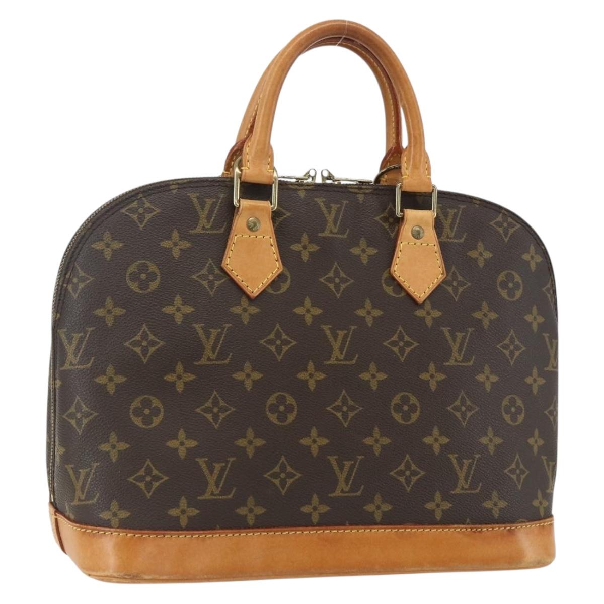 LOUIS VUITTON Monogram Alma Hand Bag M51130 LV Auth ka413
