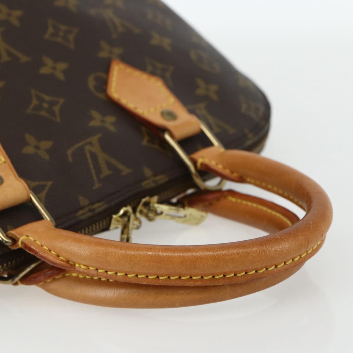 LOUIS VUITTON Monogram Alma Hand Bag M51130 LV Auth ka413