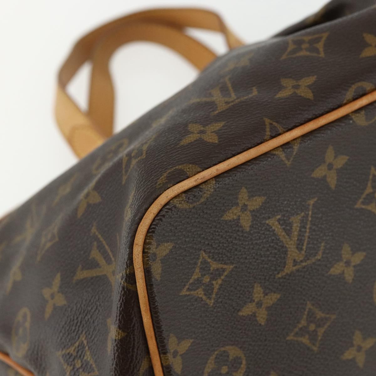 LOUIS VUITTON Monogram Palermo PM Tote Bag M40145 LV Auth ka414