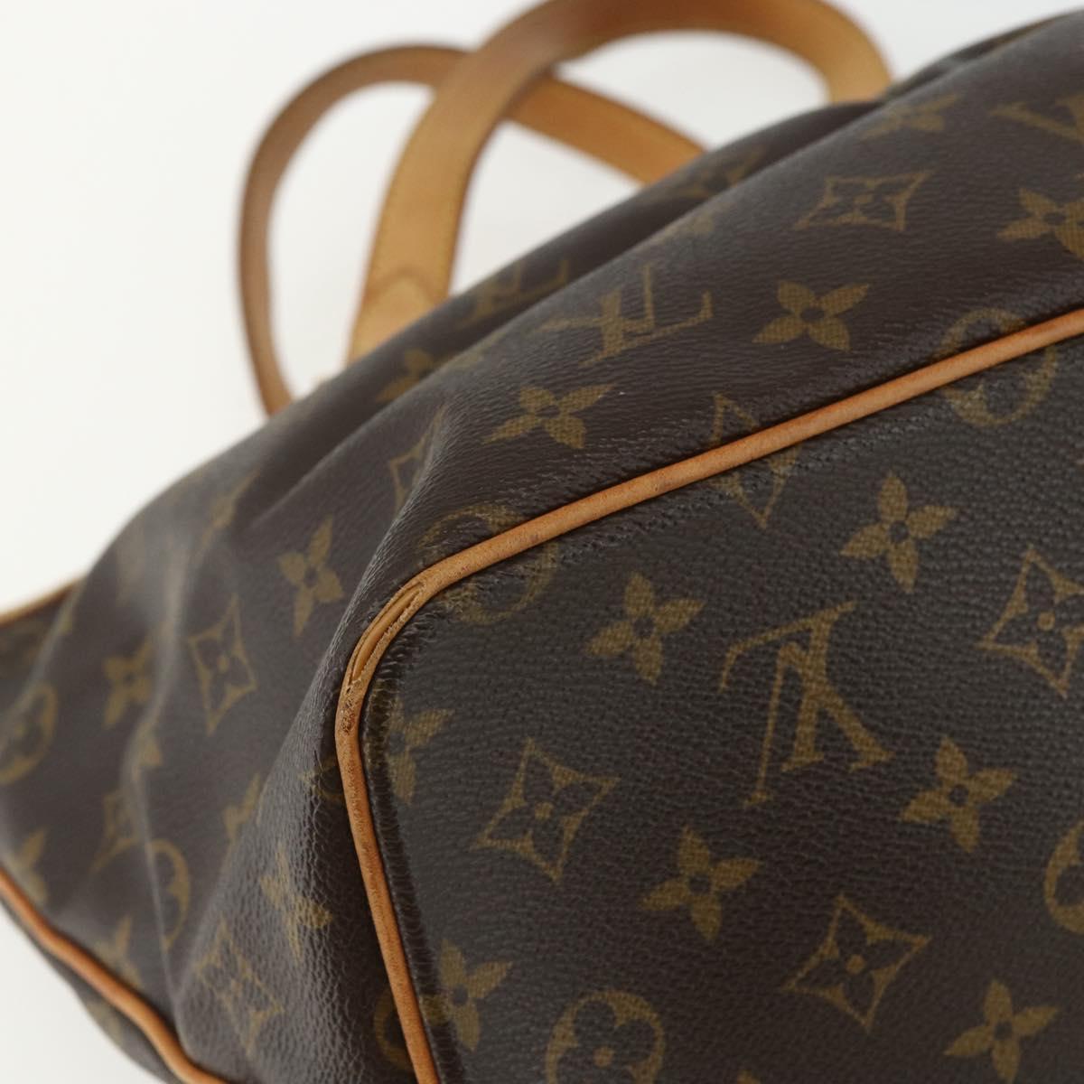 LOUIS VUITTON Monogram Palermo PM Tote Bag M40145 LV Auth ka414