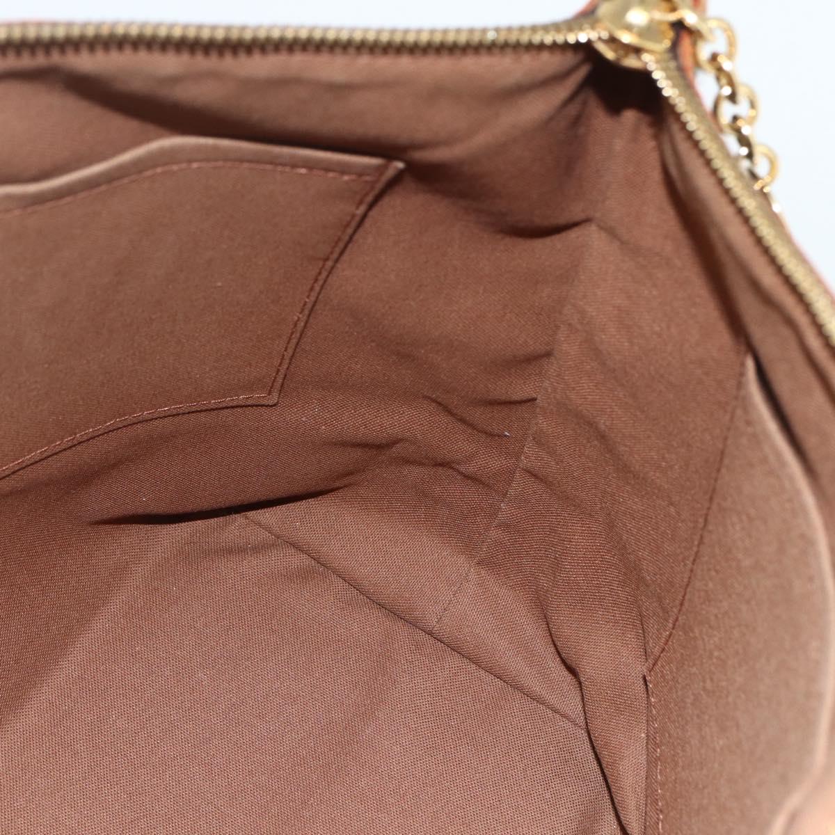 LOUIS VUITTON Monogram Palermo PM Tote Bag M40145 LV Auth ka414