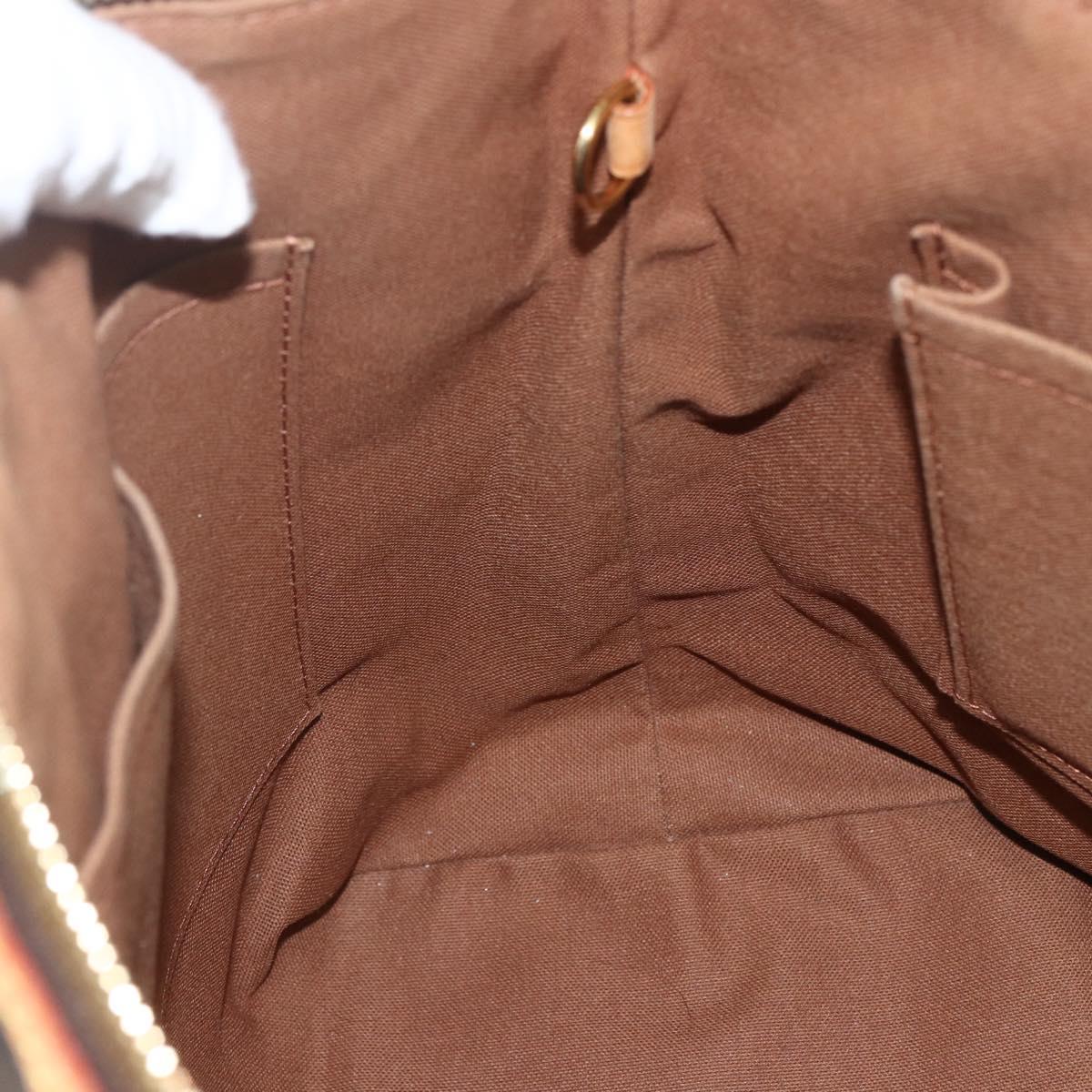 LOUIS VUITTON Monogram Palermo PM Tote Bag M40145 LV Auth ka414