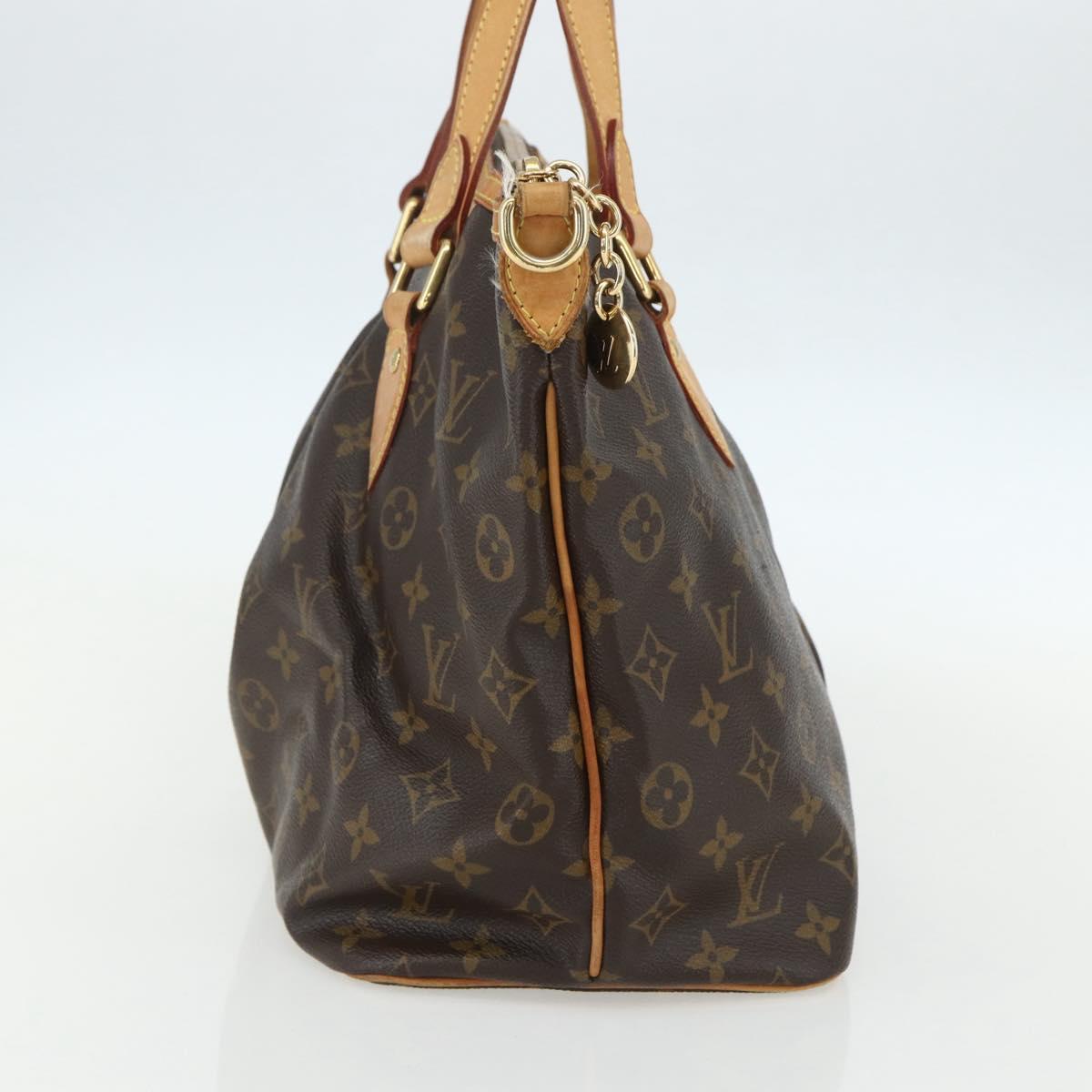 LOUIS VUITTON Monogram Palermo PM Tote Bag M40145 LV Auth ka414