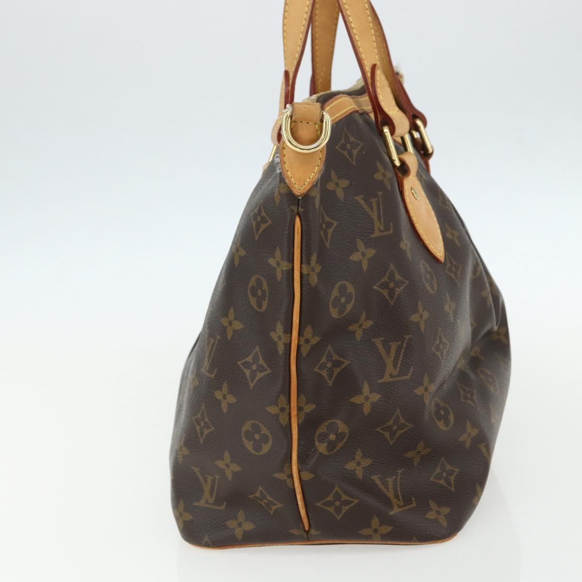 LOUIS VUITTON Monogram Palermo PM Tote Bag M40145 LV Auth ka414