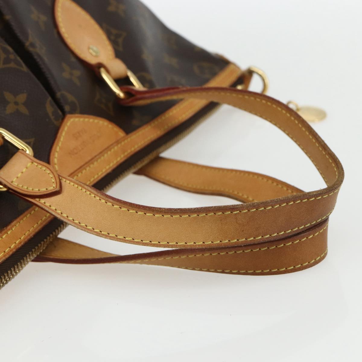 LOUIS VUITTON Monogram Palermo PM Tote Bag M40145 LV Auth ka414