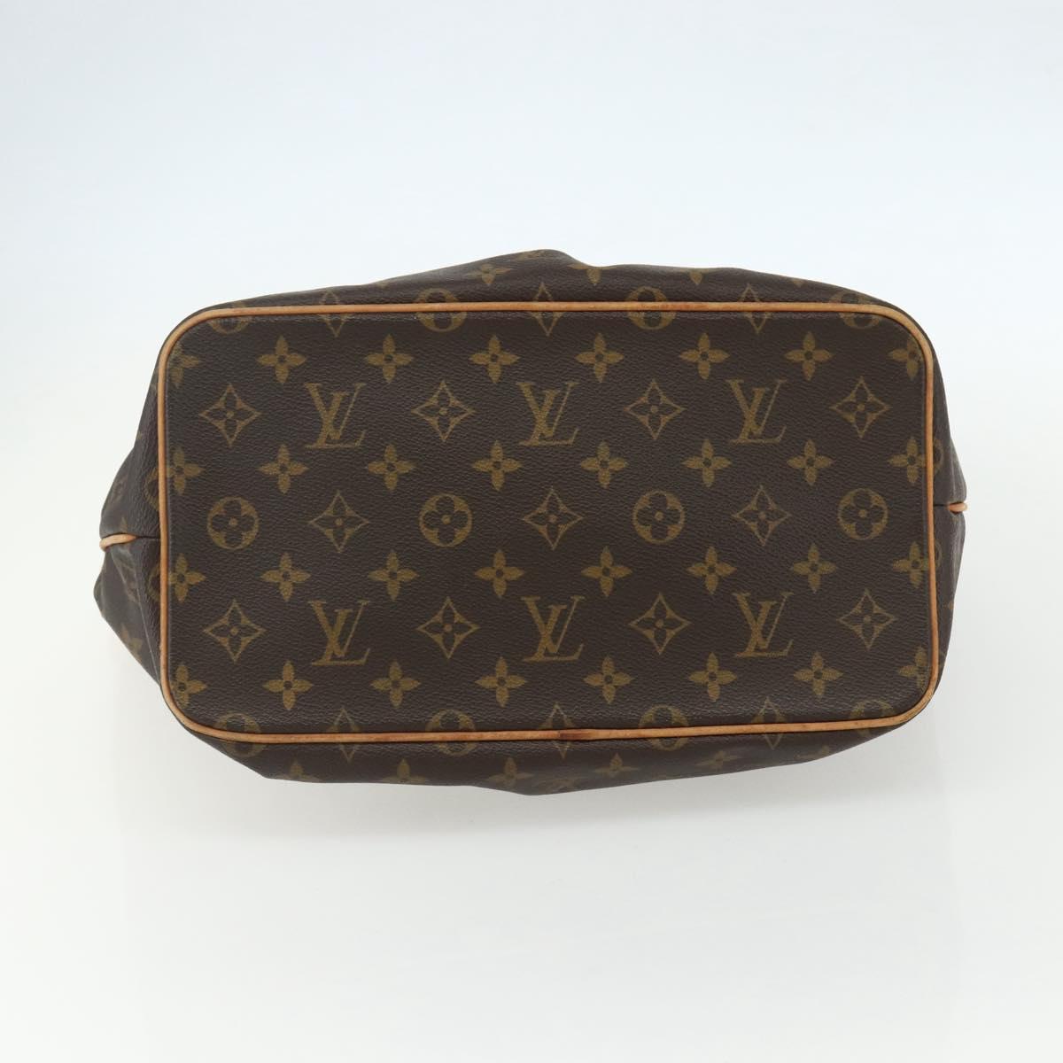 LOUIS VUITTON Monogram Palermo PM Tote Bag M40145 LV Auth ka414