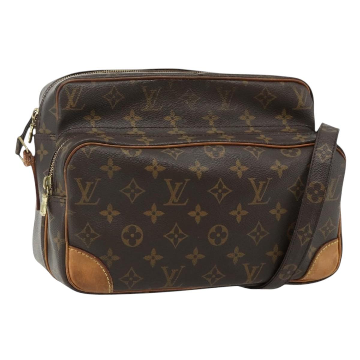 LOUIS VUITTON Monogram Nile Shoulder Bag M45244 LV Auth ka4147