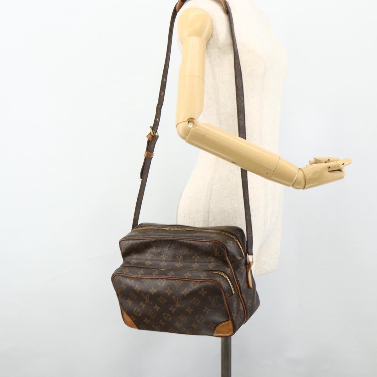 LOUIS VUITTON Monogram Nile Shoulder Bag M45244 LV Auth ka4147
