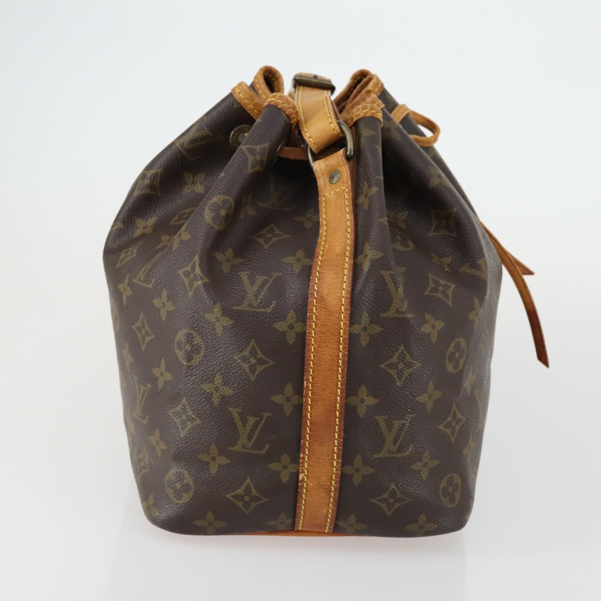 LOUIS VUITTON Monogram Petit Noe Shoulder Bag M42226 LV Auth ka415