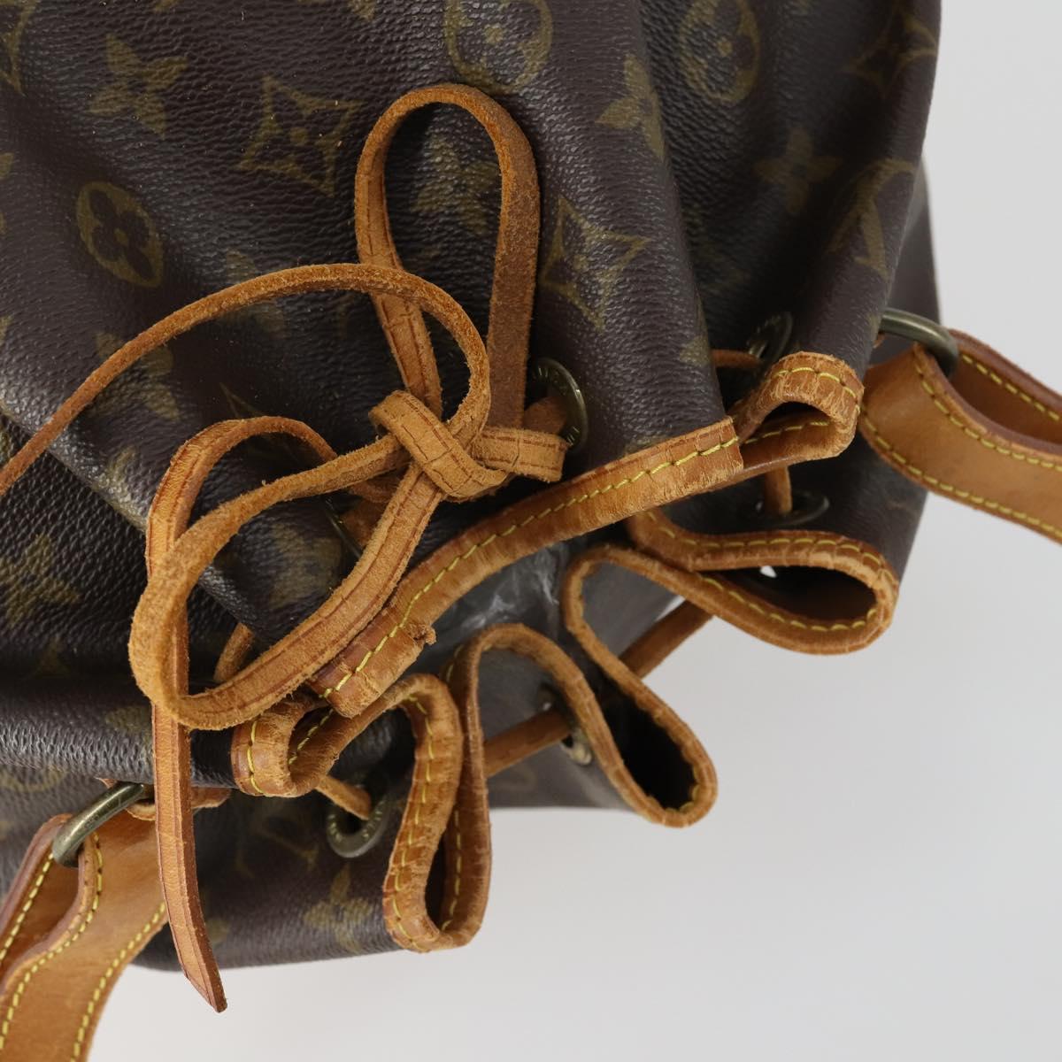 LOUIS VUITTON Monogram Petit Noe Shoulder Bag M42226 LV Auth ka415