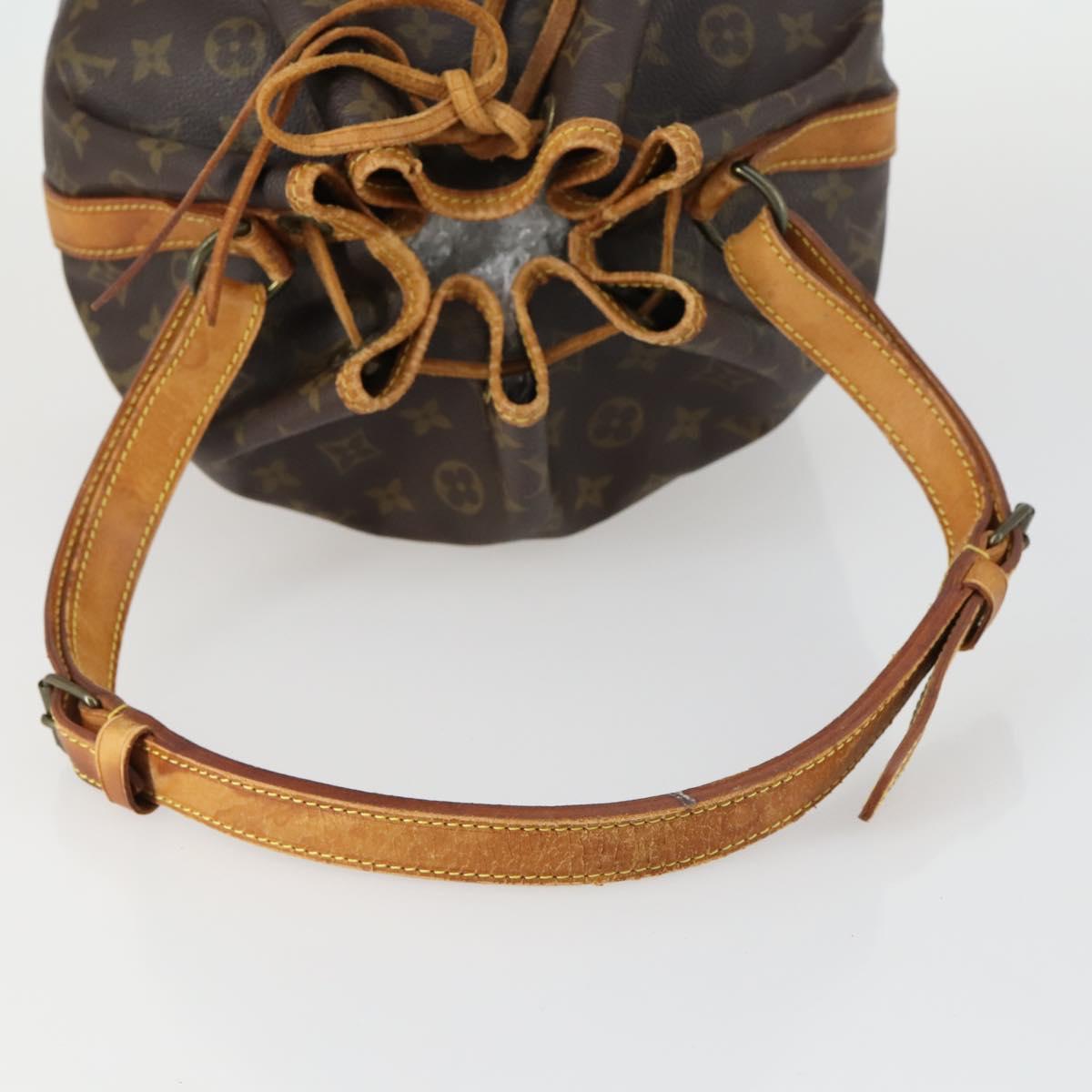 LOUIS VUITTON Monogram Petit Noe Shoulder Bag M42226 LV Auth ka415
