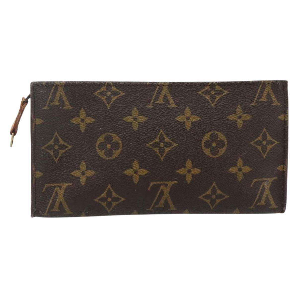 LOUIS VUITTON Monogram Bucket GM Accessory Pouch LV Auth ka4154