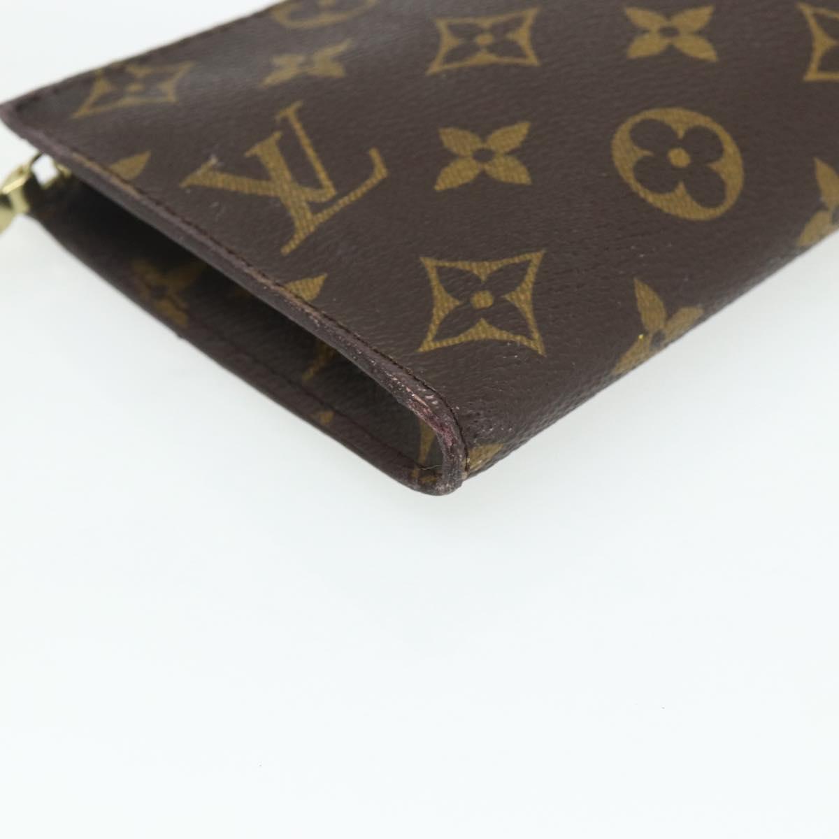 LOUIS VUITTON Monogram Bucket GM Accessory Pouch LV Auth ka4154