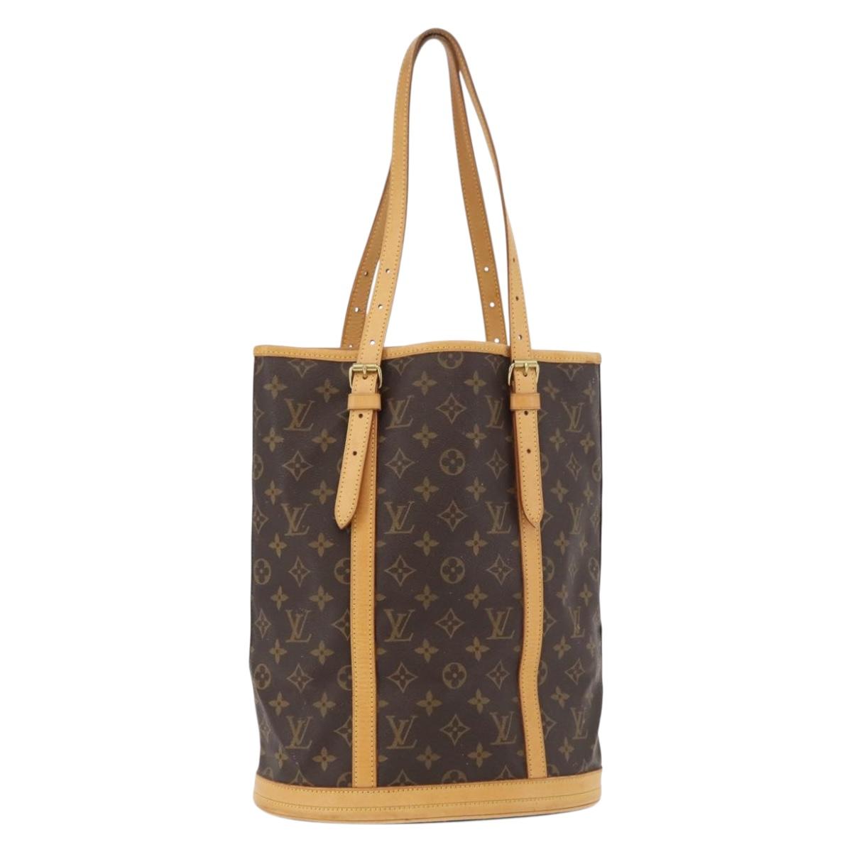LOUIS VUITTON Monogram Bucket GM Shoulder Bag M42236 LV Auth ka4155
