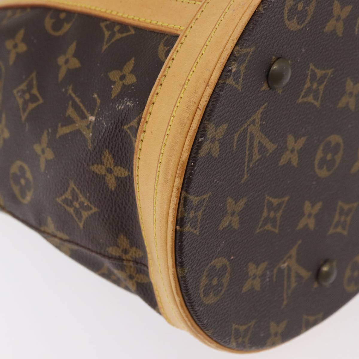 LOUIS VUITTON Monogram Bucket GM Shoulder Bag M42236 LV Auth ka4155
