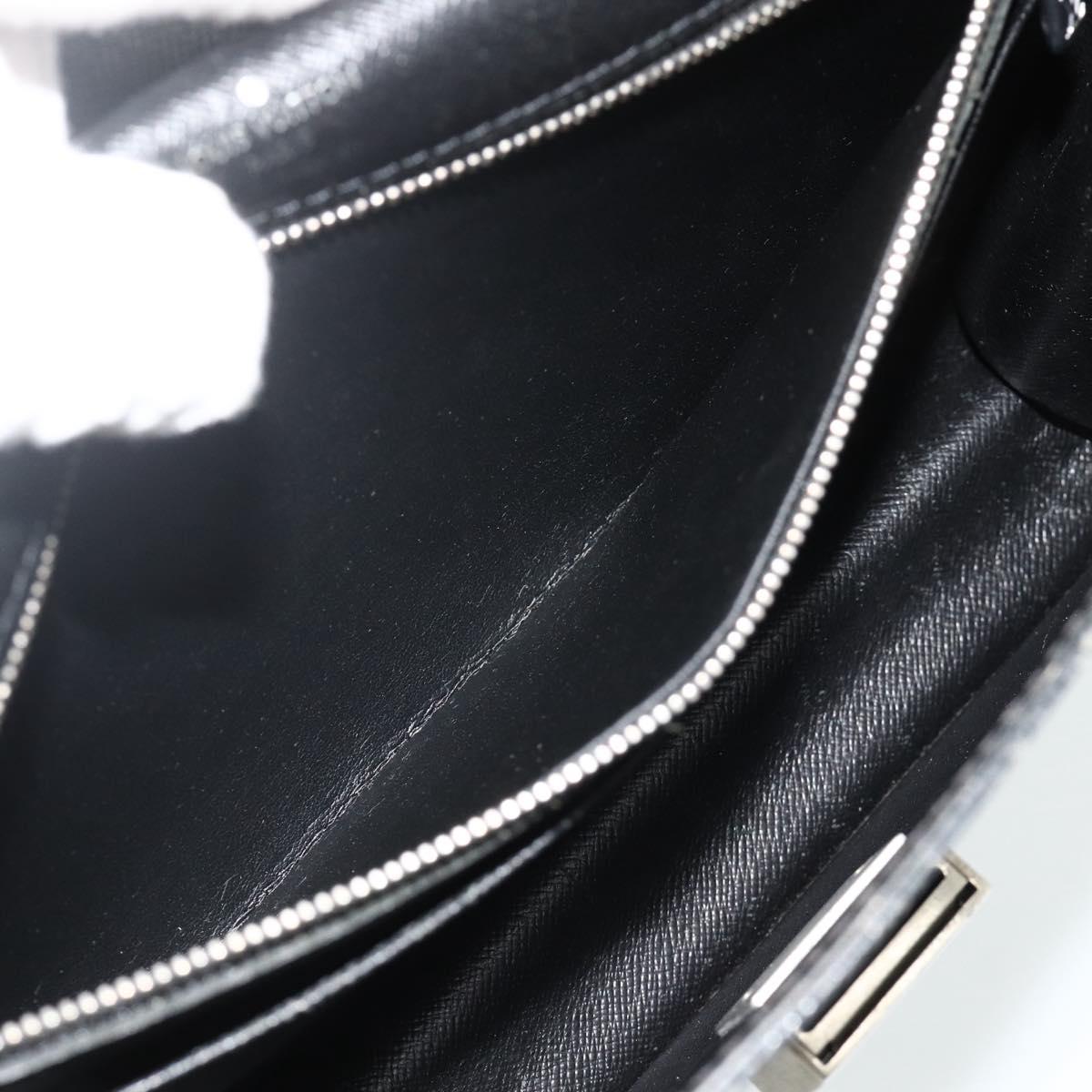 LOUIS VUITTON Taiga Selenga Clutch Bag Ardoise M30782 LV Auth ka4166