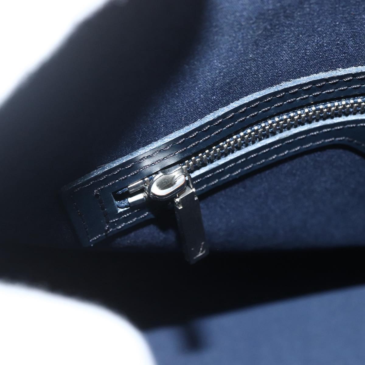 LOUIS VUITTON Monogram Mat Stockton Tote Bag Noir M55112 LV Auth ka417