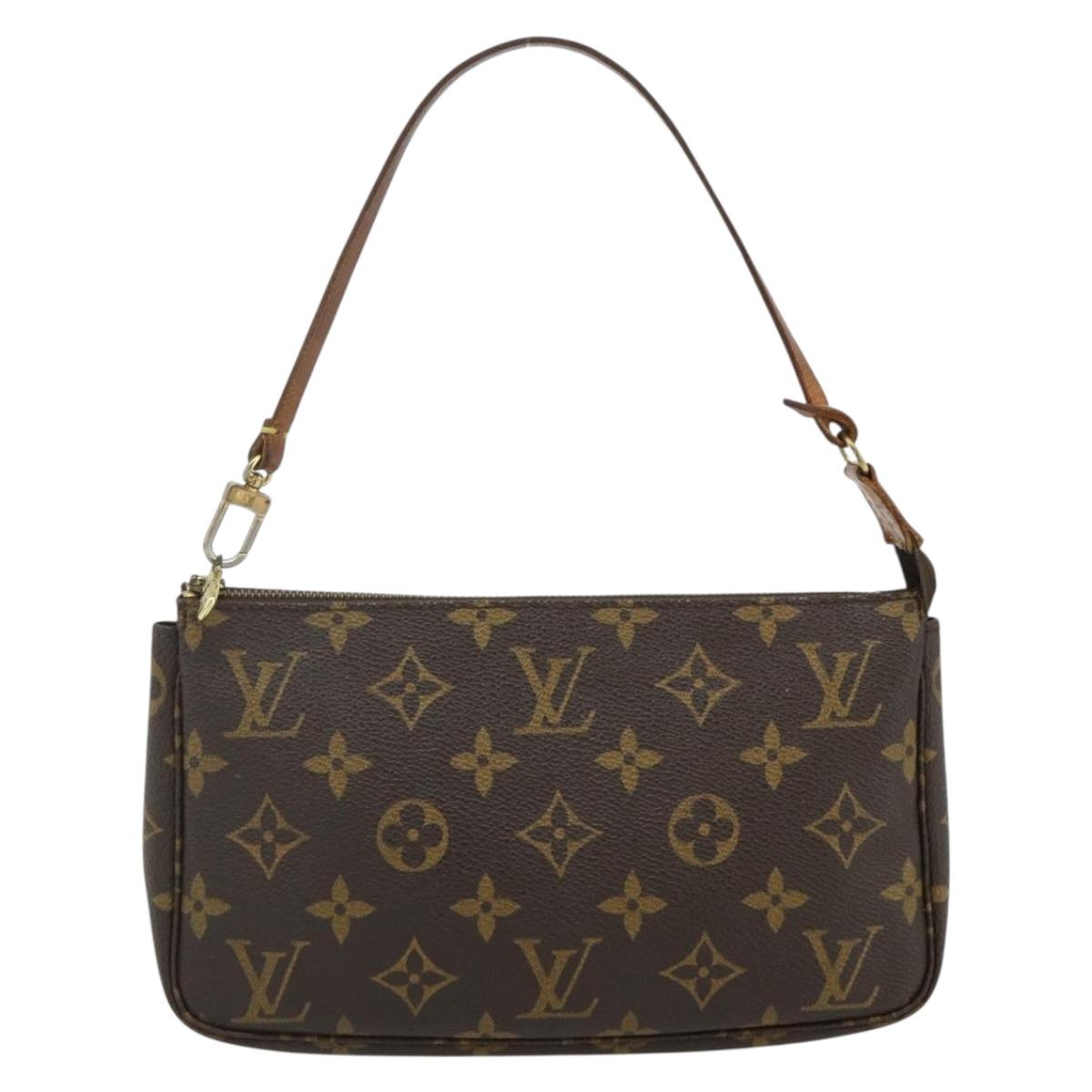 LOUIS VUITTON Monogram Pochette Accessoires Pouch M51980 LV Auth ka4173