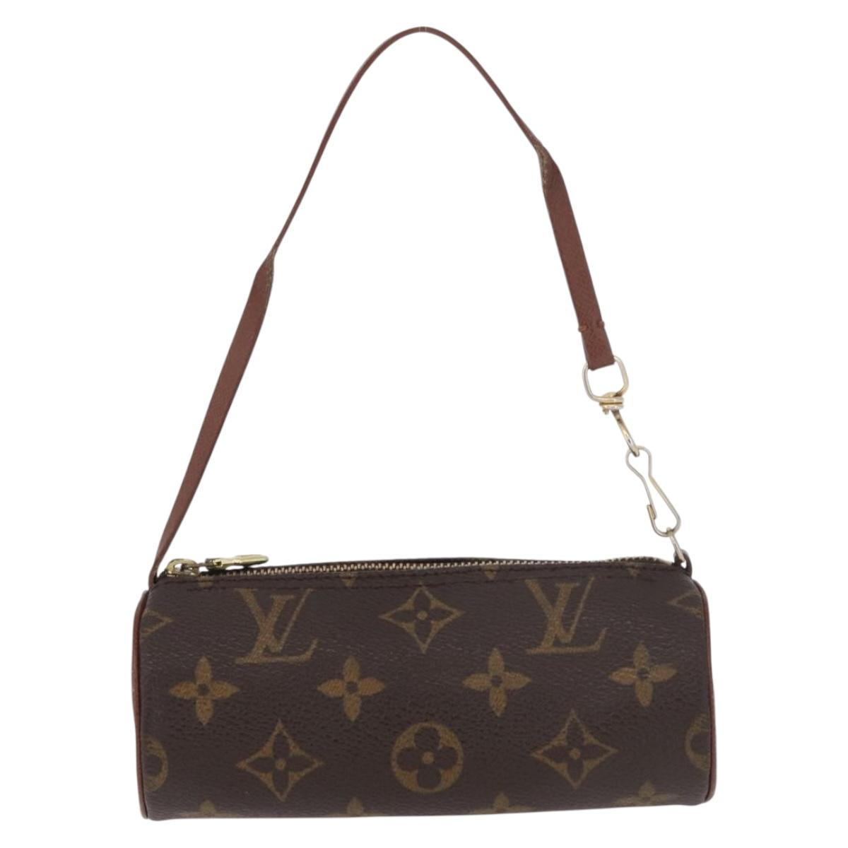 LOUIS VUITTON Monogram Papillon Pouch LV Auth ka4174