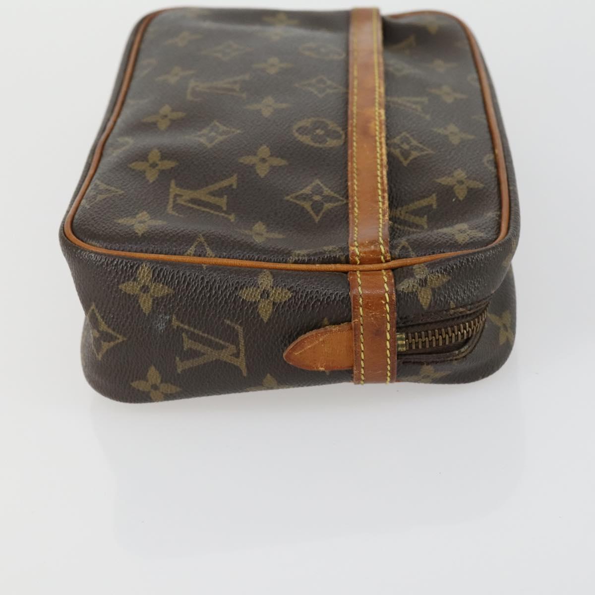 LOUIS VUITTON Monogram Clutch Bag 2 Set LV Auth ka418