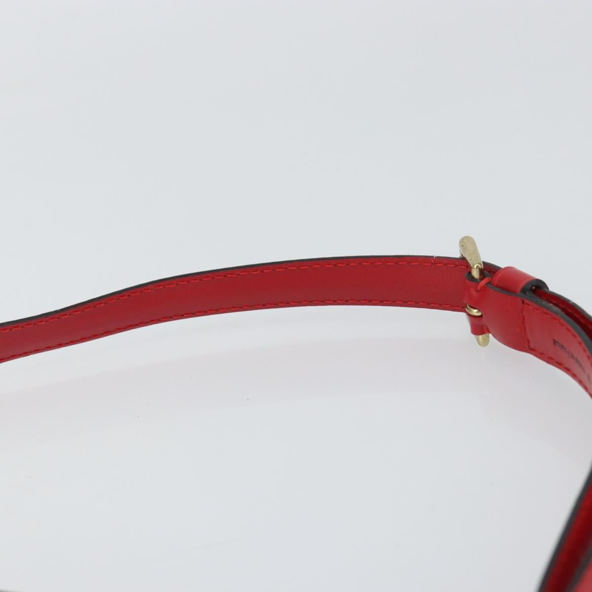 LOUIS VUITTON Epi Monceau 28 Hand Bag Red M40783 LV Auth ka420