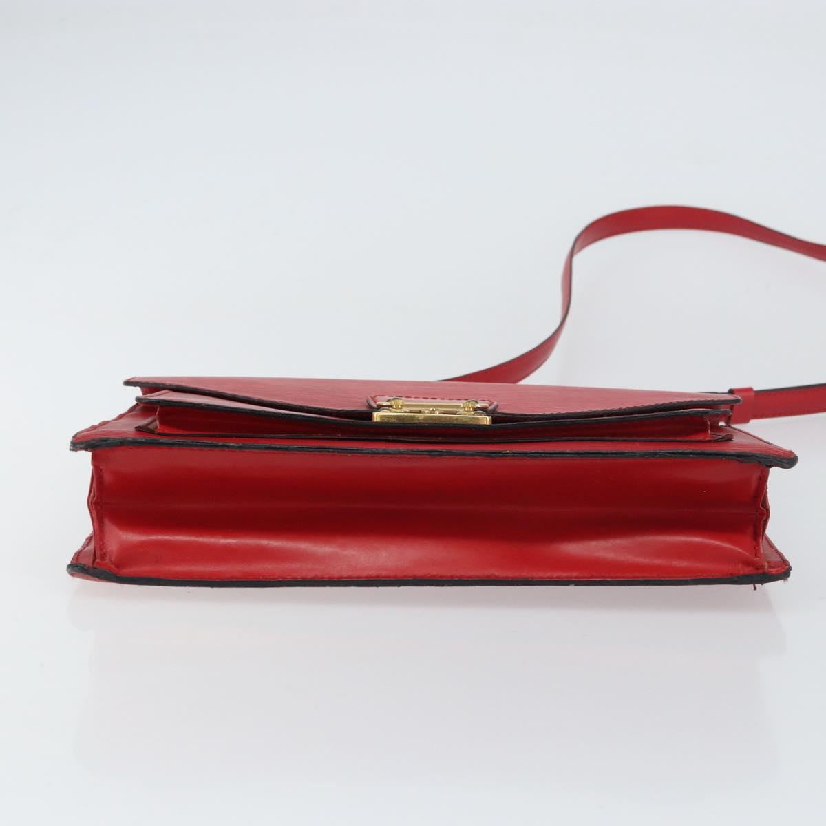 LOUIS VUITTON Epi Monceau 28 Hand Bag Red M40783 LV Auth ka420