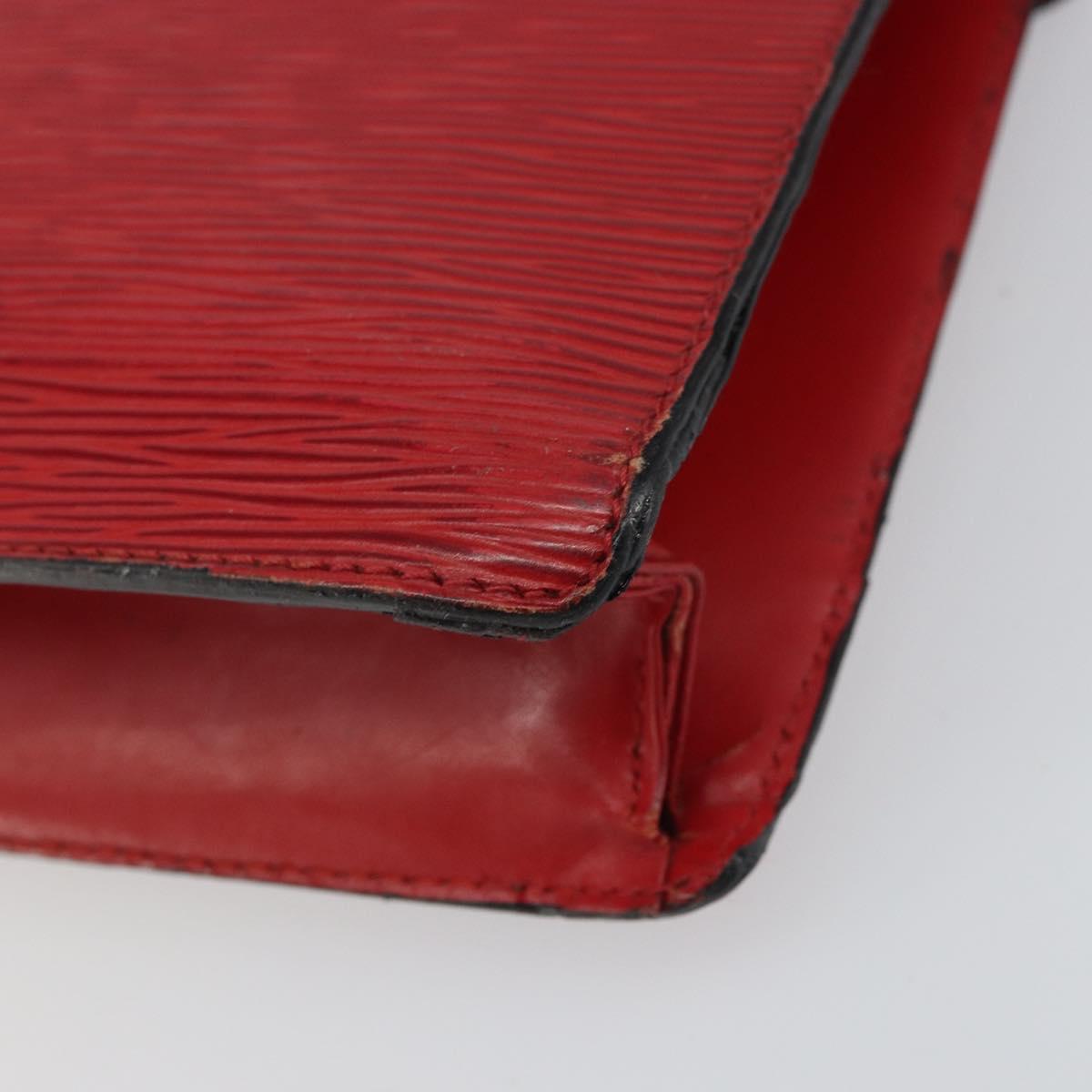 LOUIS VUITTON Epi Monceau 28 Hand Bag Red M40783 LV Auth ka420